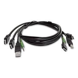 StarTech.com - Adapter cable - TAA Compliant - HDMI, 3.5mm audio jack, USB Type A male to HDMI, 3.5mm audio jack, USB Type B male