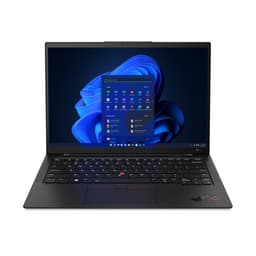 Lenovo ThinkPad X1 Carbon Gen 11 21HM - 180-degree hinge design - Intel Core i7 - 1355U / up to 5 GHz - Evo - Win 11 Pro - Intel Iris Xe Graphics - 32 GB RAM - 1 TB SSD TCG Opal Encryption 2, NVMe, Performance - 14" OLED 2880 x 1800 (2.8K) - NFC, Wi-Fi 6E - 5G - deep black weave - kbd: UK - with 3 Years Lenovo Premier Support