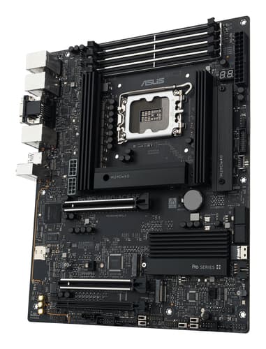 ASUS Pro WS W880-ACE SE - Motherboard - ATX - LGA1851 Socket - W880 Chipset - USB4, USB 3.2 Gen 2x2, USB 3.2 Gen 2, USB 3.2 Gen 1 - 2 x 2.5 Gigabit LAN, Gigabit LAN - onboard graphics - HD Audio (8-channel) — view 6