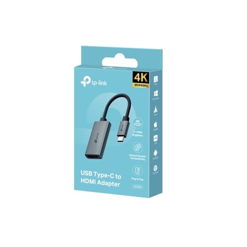 TP-Link UA520C V1 - Adapter cable - 24 pin USB-C male to HDMI female - 10 cm - 4K support — view 3
