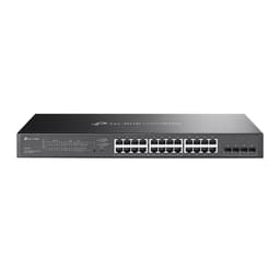 TP-Link Omada SG2428LP V1 - Switch - smart - 16 x 10/100/1000 (PoE+) + 8 x 10/100/1000 + 4 x Gigabit Ethernet SFP - rack-mountable - PoE+ (150 W)