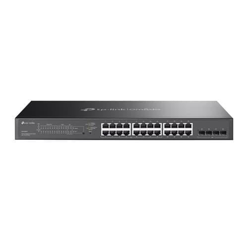 TP-Link Omada SG2428LP V1 - Switch - smart - 16 x 10/100/1000 (PoE+) + 8 x 10/100/1000 + 4 x Gigabit Ethernet SFP - rack-mountable - PoE+ (150 W)