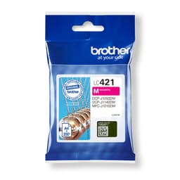 Brother LC421M - Magenta - original - ink cartridge - for Brother DCP-J1140DW, DCP-J1800DW, MFC-J1010DW, MFC-J1012DW