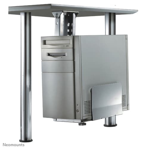 Neomounts CPU-D200 - Mounting kit (CPU mount) - fixed - silver - under-the-desk