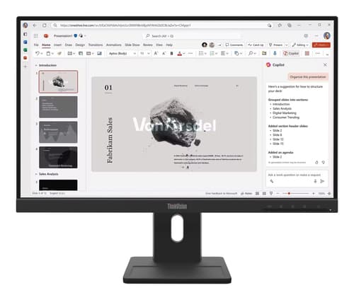 ThinkVision E22-40 21.5 inch Monitor — view 1