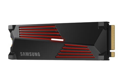 Samsung 990 PRO MZ-V9P4T0GW - SSD - encrypted - 4 TB - internal - M.2 2280 - PCIe 4.0 x4 (NVMe) - 256-bit AES - TCG Opal Encryption 2.0 - integrated heatsink — view 10