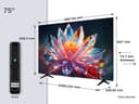 TCL T6C 75 QLED 4K HDR SMART FIRE TV thumbnail 2