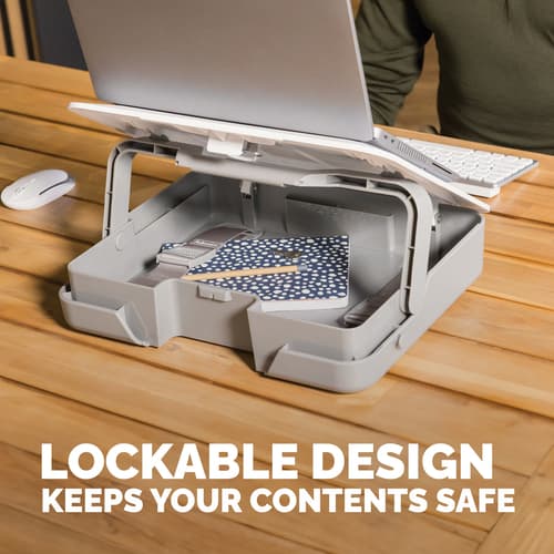 BREYTA LAPTOP STAND CARRY CASE WHITE — view 7