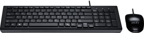 MSI USB Combo Copilot PRO_UK keyboard Mouse included Home/Office QWERTY UK English Black — view 3