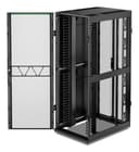 APC NetShelter SX - Rack cabinet - 1991H x 750W x 1070D mm, with sides - floor-standing - black - 42U - 19" - TAA Compliant thumbnail 4
