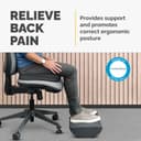 Fellowes Foot Rest Under Desk Breyta Foot Rest Cushion thumbnail 2