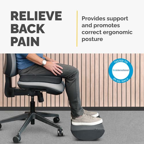 Fellowes Foot Rest Under Desk Breyta Foot Rest Cushion — view 3