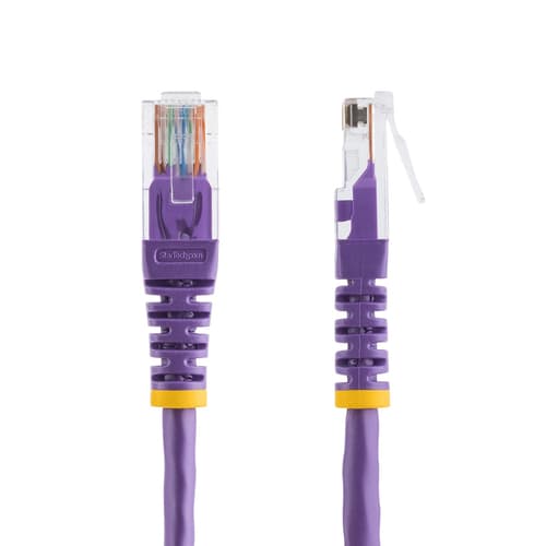 STARTECH 6 FT. PURPLE MOLDED CAT. 5E — view 3