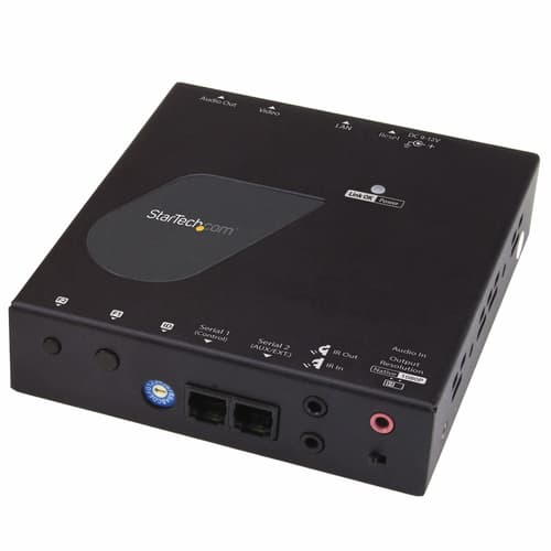 StarTech.com 4K HDMI over IP Receiver for ST12MHDLAN4K - 4K Receiver - HDMI Over Cat6 - 4k AV Receiver (ST12MHDLAN4R) - Video/audio extender - receiver - 1GbE, HDMI - up to 100 m - for P/N: ST12MHDLAN4K, SV565HDIP, SVA12M2NEUA, SVA12M5NA, VIDWALLMNT