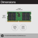 HP - DDR5 - module - 32 GB - SO-DIMM 262-pin thumbnail 2