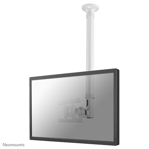 Neomounts FPMA-C100 - Bracket - full-motion - for LCD display - white - screen size: 10"-30" - ceiling mountable