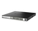 D-Link DXS 3130-28P - Switch - L3 - Managed - 24 x 1/2.5/5/10GBase-T (PoE++) + 4 x 10 Gigabit / 25 Gigabit SFP28 - rack-mountable - PoE++ (790 W) thumbnail 3