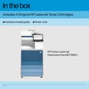HP LaserJet Enterprise Flow MFP 8801z - Multifunction printer - colour - laser - A3 (297 x 420 mm) (original) - A3/Ledger (media) - up to 60 ppm (copying) - up to 60 ppm (printing) - 2180 sheets - 33.6 Kbps - Gigabit LAN, USB 2.0 host, USB 3.0, USB 3.0 host thumbnail 5