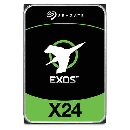 Seagate Exos X24 ST24000NM002H - Hard drive - Enterprise - 24 TB - internal - 3.5" - SATA 6Gb/s - 7200 rpm - buffer: 512 MB