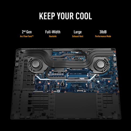 ASUS TUF Gaming A18 FA808UM-S8013W - 180-degree hinge design - AMD Ryzen 7 - 260 / up to 5.1 GHz - Win 11 Home - GeForce RTX 5060 - 16 GB RAM - 1 TB SSD NVMe - 18" 1920 x 1200 @ 144 Hz - Gigabit Ethernet - Wi-Fi 6E, Bluetooth - jaeger grey — view 21