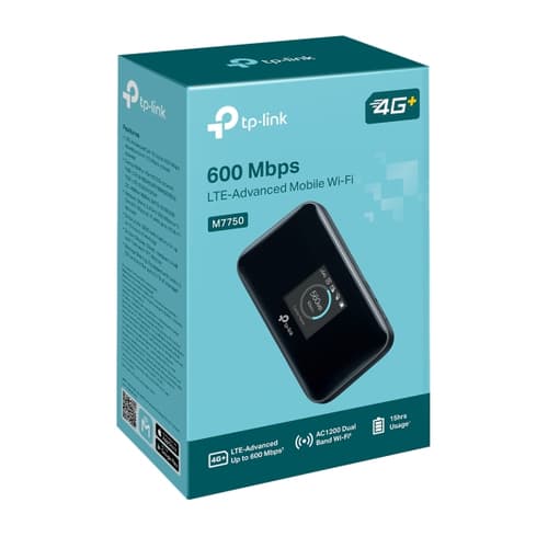 TP-Link M7750 V1 - Mobile hotspot - 4G LTE Advanced - 600 Mbps - Wi-Fi 5 — view 10