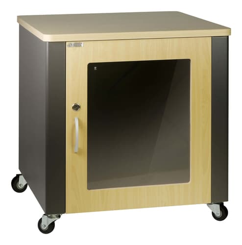 ATEN - Rack cabinet - with 3 cooling fans - beech laminate - 12U — view 1