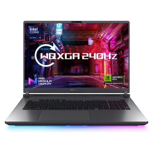 ASUS ROG Strix G18 G815LR-S9002W - Intel Core Ultra 9 - 275HX / up to 5.4 GHz - Win 11 Home - GeForce RTX 5070 Ti - 32 GB RAM - 1 TB SSD NVMe - 18" 2560 x 1600 (WQXGA) @ 240 Hz - 2.5 Gigabit Ethernet - Wi-Fi 7, Bluetooth