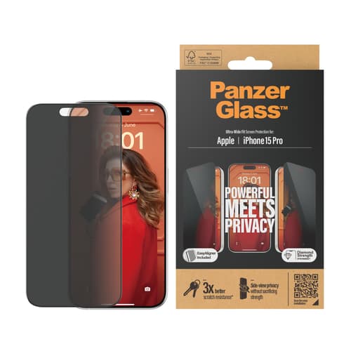 PANZERGLASS PRIVACY IPHONE 15 PRO — view 3