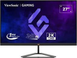 ViewSonic VX2758A-2K-PRO-3 - LED monitor - gaming - 27" - 2560 x 1440 QHD @ 240 Hz - IPS - 300 cd/m� - 1000:1 - HDR10 - 1 ms - 2xHDMI, DisplayPort