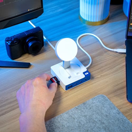 HyperDrive Flex MagCharge USB-C Hub Blu — view 4