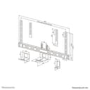Neomounts AV50-500BL - Mounting kit (mount bracket, camera shelf) - for PTZ camera - universal - black - screen size: 43"-110" - VESA-mountable, above the screen, below the screen thumbnail 19