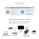 StarTech.com Thunderbolt 4 Dock, 96W Power Delivery, Single 8K/Dual Monitor 4K 60Hz, 3xTB4/USB4 ports, 4xUSB-A, SD, GbE, Thunderbolt 4 Docking Station for Windows or TB3 MacBook, 0.8m - Docking station - Thunderbolt 4 - 3 x Thunderbolt - 1GbE