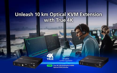 True 4K DP/HDMI Optical KVM 10km — view 5