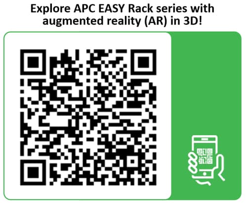 APC Easy Rack - Rack cabinet - black - 48U - 19" — view 5
