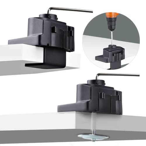 StarTech.com - Mounting kit (arm assembly, VESA mount, C-clamp) - adjustable arm with mechanical spring - for Monitor - plastic, steel - black - screen size: up to 40" - desk-mountable, grommet — view 5