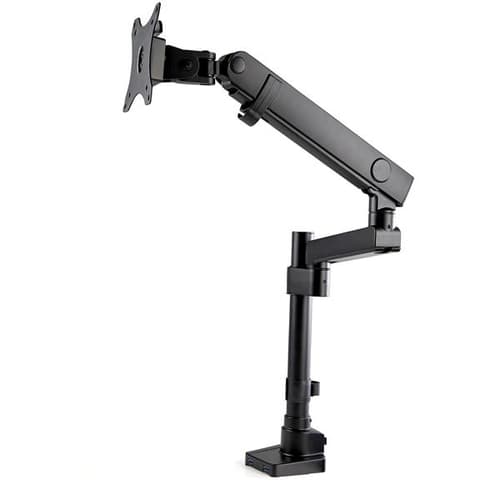 StarTech.com Desk Mount Monitor Arm with 2x USB 3.0 ports, Pole Mount Full Motion Single Arm Monitor Mount up to 17.6lbs/8kg VESA Display, Ergonomic Articulating Monitor Arm, Clamp/Grommet