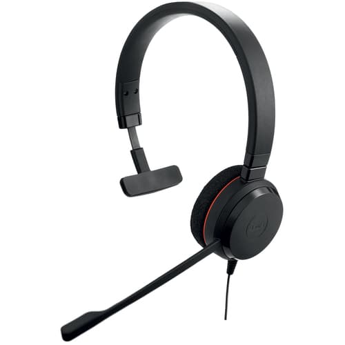 Jabra Evolve 20 MS mono - Headset - on-ear - wired - USB - Certified for Skype for Business