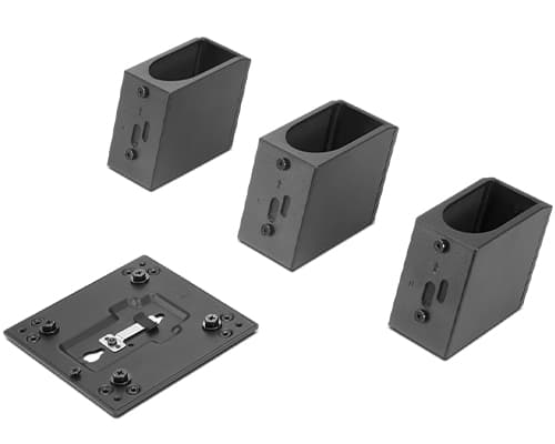 Lenovo Tiny/Nano Monitor Clamp II - Thin client to monitor mounting bracket - black - for ThinkCentre M70q Gen 2, M70q Gen 3, M75t Gen 2, M80q Gen 3, M90q Gen 3, ThinkStation P360