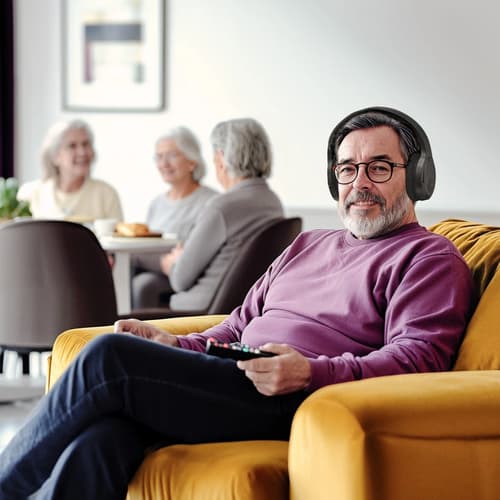 Hama TV Headphones, Over-Ear, 2.4 GHz-Dongle + Bluetooth, Volume Control — view 12
