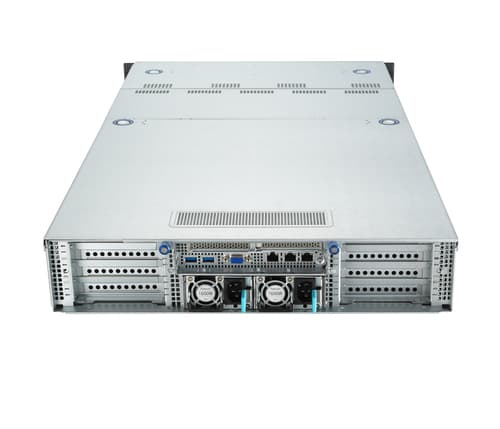 ASUS ESC4000A-E10 - Server - rack-mountable 2U - 1-way - no CPU - RAM 0 GB - SATA - hot-swap 2.5", 3.5" bay(s) - no HDD - AST2500 - Gigabit Ethernet - no OS - monitor: none — view 4