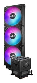 ASUS ROG Ryujin III 360 ARGB Extreme, All-in-one liquid cooler, 12 cm, 2800 RPM, Black thumbnail 5