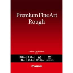 Canon Premium FA-RG1 - Rough - 21.5 mil - A3 (297 x 420 mm) - 320 g/m� - 25 sheet(s) fine art paper - for imagePROGRAF PRO-1000