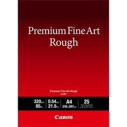Canon Premium FA-RG1 - Rough - 21.5 mil - A4 (210 x 297 mm) - 320 g/m� - 25 sheet(s) fine art paper - for imagePROGRAF PRO-1000