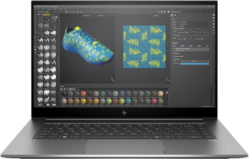 HP ZBook Studio G7 Mobile Workstation - Intel Core i9 - 10885H / up to 5.3 GHz - vPro - Win 10 Pro 64-bit - Quadro T1000  - 16 GB RAM - 512 GB SSD SED, TCG Opal Encryption 2, NVMe, TLC - 15.6" IPS 3840 x 2160 (Ultra HD 4K) - Wi-Fi 6 - turbo silver - kbd: UK