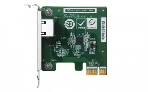 QNAP QXG-2G1T-I225 - Network adapter - PCIe 2.0 - 2.5GBase-T x 1 - for QNAP QGD-1600, TDS-16489U R2, TS-1232, 473, 832, 853, 877, 977, TVS-2472, 673, 872, 873