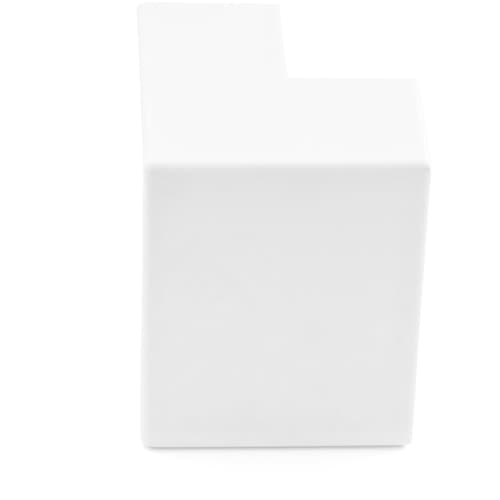 StarTech.com 20 Pack Cable Raceway Outside Corner Connectors for CBMCWD5020, Cable Management Accessories, Channel Raceway Fitting, Wiring Duct 90 Degree Outside Elbow, Plastic, UL Listed - ABS Plastic, UL94 HB (CBMCWD5020O) - Cable raceway outside corner - white - TAA Compliant (pack of 20) - for P/N: CBMCWD5020