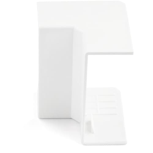 StarTech.com 20 Pack Cable Raceway Inside Corner Connectors for CBMCWD5020, Cable Management Accessories, Channel Raceway Fitting, Wiring Duct 90 Degree Inside Elbow, Plastic, UL Listed - ABS Plastic, UL94 HB (CBMCWD5020I) - Cable raceway inside corner - white - TAA Compliant (pack of 20) - for P/N: CBMCWD5020