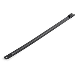 StarTech.com 9"(22cm) Metal Cable Ties, 1/4"(7mm) wide, 2-1/4"(55mm) Bundle Dia. 100lb(45kg) Tensile Strength, Nylon Coated 316 Stainless Steel, Self Locking Metal Detectable Ties, 50 Pack - Nylon 11 Coated Ties (CBMMCT) - Cable tie - indoor, outdoor - 22.5 cm - black - TAA Compliant (pack of 50) - for P/N: CBMMCTTOOL