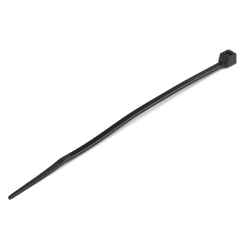 StarTech.com 10cm(4") Cable Ties, 2mm(1/16") wide, 22mm(7/8") Bundle Diameter, 8kg(18lb) Tensile Strength, Nylon Self Locking Zip Ties with Curved Tip, 94V-2/UL Listed, 1000 Pack, Black - Nylon 66 Plastic - TAA (CBMZT4BK) - Cable tie - 10.16 cm - black - TAA Compliant (pack of 1000)