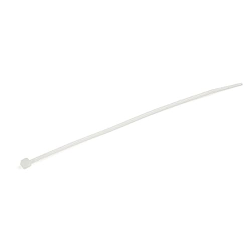 StarTech.com 15cm(6") Cable Ties, 3mm(1/8") wide, 39mm(1-3/8") Bundle Diameter, 18kg(40lb) Tensile Strength, Nylon Self Locking Zip Ties w/ Curved Tip, 94V-2/UL Listed, 1000 Pack, White - Nylon 66 Plastic - TAA (CBMZT6NK) - Cable tie - 15.24 cm - white - TAA Compliant (pack of 1000)